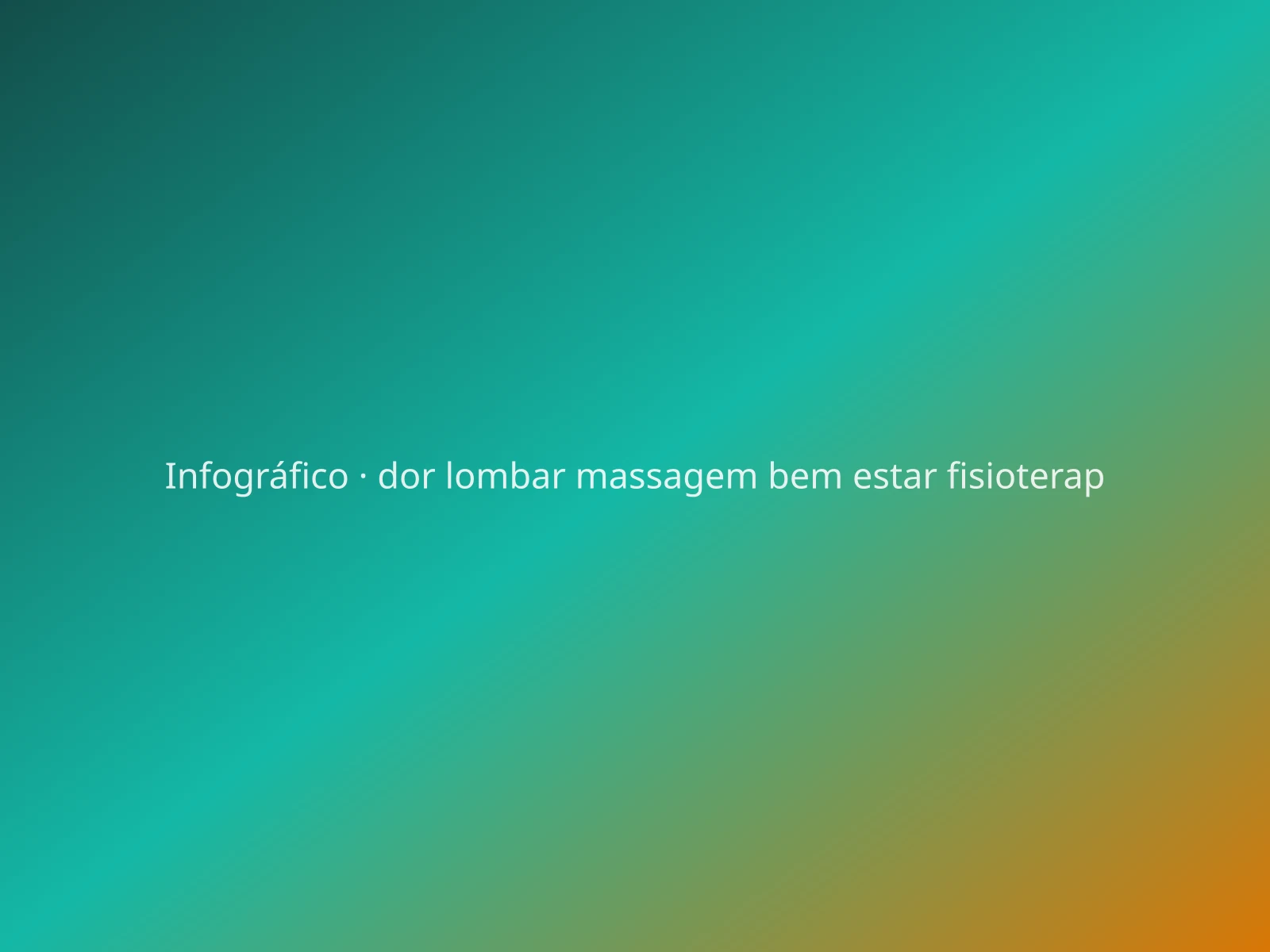 Dor lombar na AML: massagem de bem-estar ou fisioterapia?: Matriz de decisão por perfil — ilustração editorial; não é parecer médico.