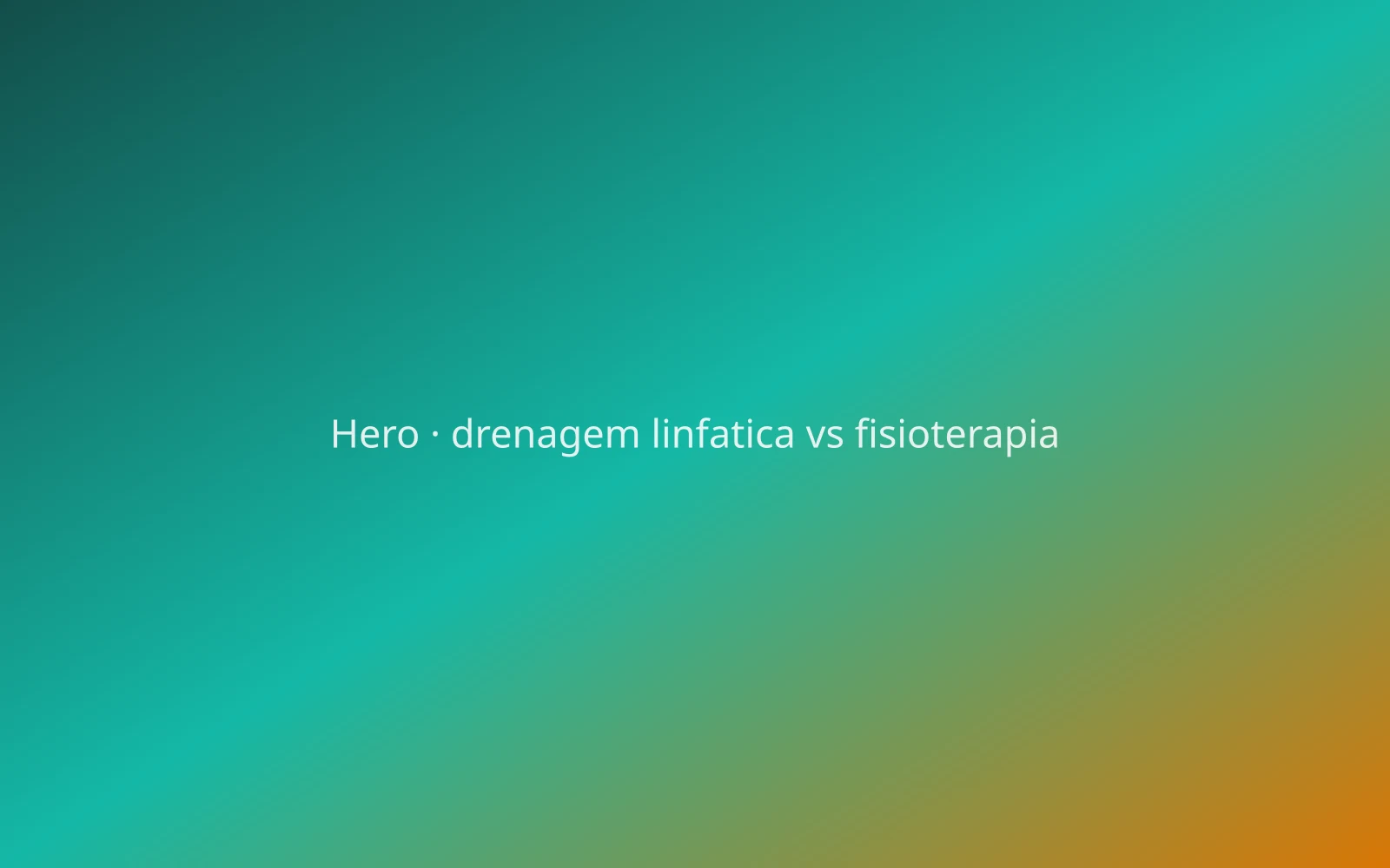 Drenagem Linfática: Bem-Estar vs Fisioterapia Pós-Cirúrgica
