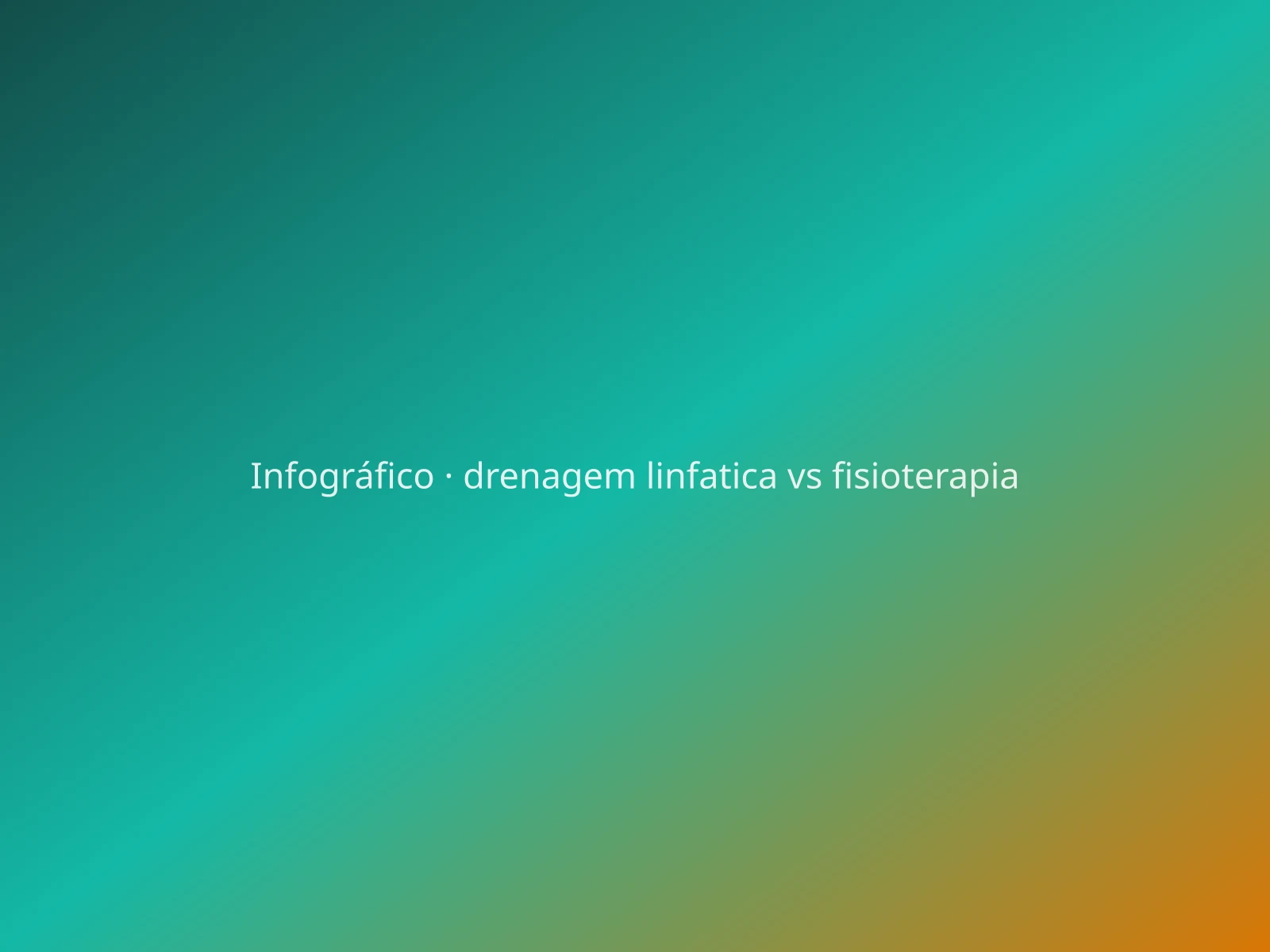 DLM de bem-estar e fisioterapia pós-cirúrgica: Dois enquadramentos distintos — ilustração editorial (não é parecer médico ou jurídico).