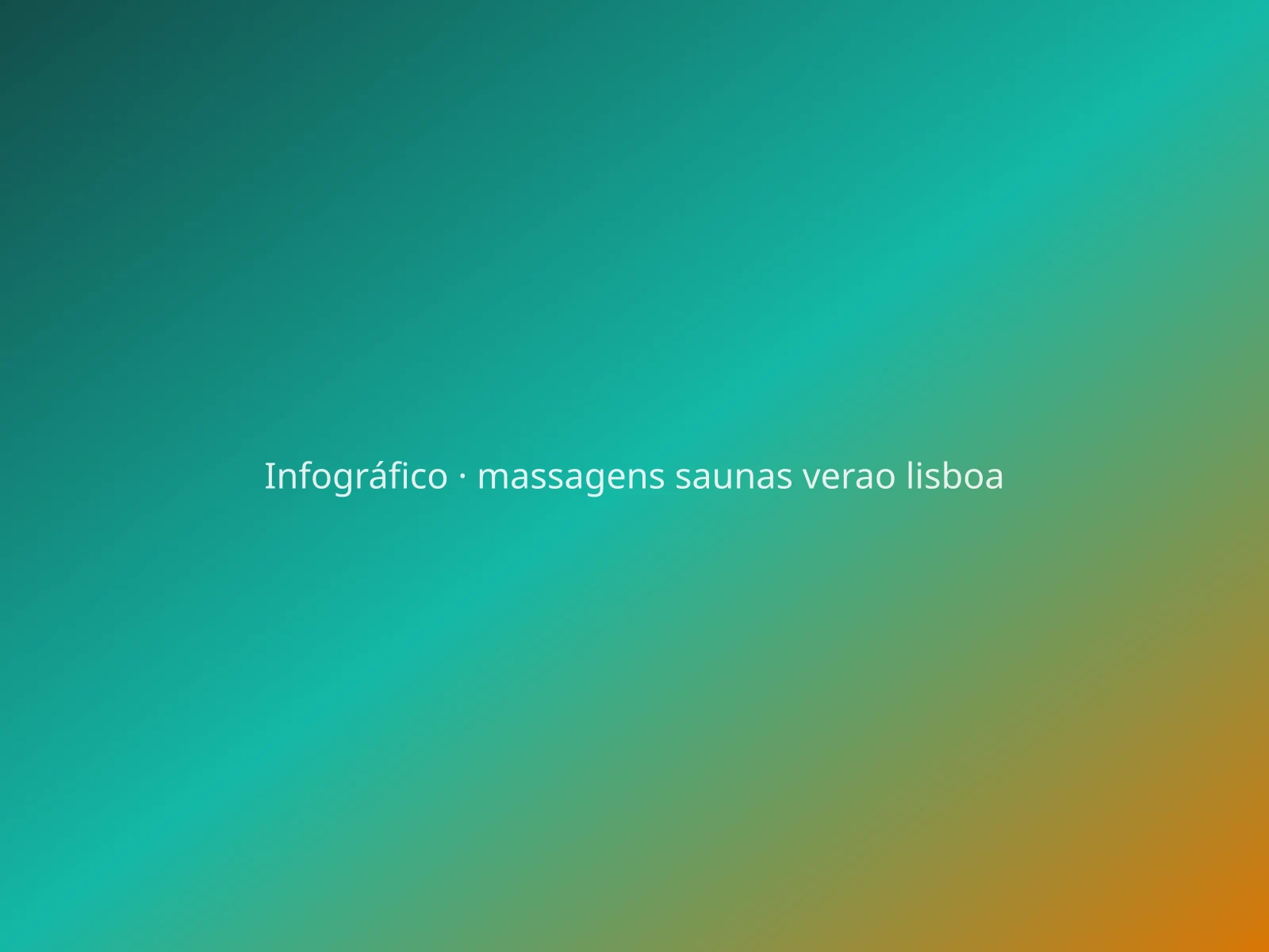 Massagens e saunas no verão de Lisboa — hidratação e horários: Calor exterior + ritual de spa — ilustração editorial (agosto de 2026).